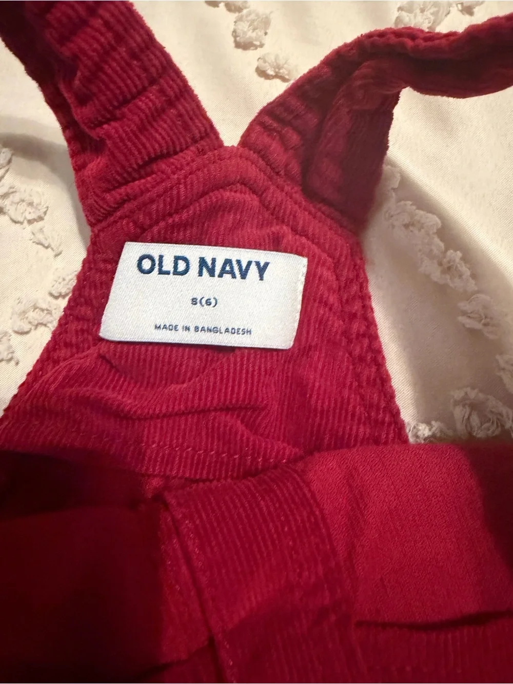 Old Navy Maroon Corduroy Dress Size 6